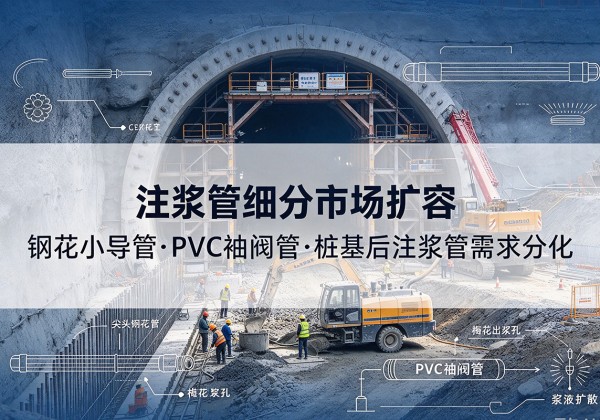 永兴注浆管细分市场扩容，隧道钢花小导管、PVC 袖阀管、桩基后注浆管需求分化